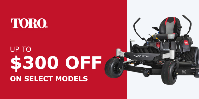 $200 or $300 off select ZTR models