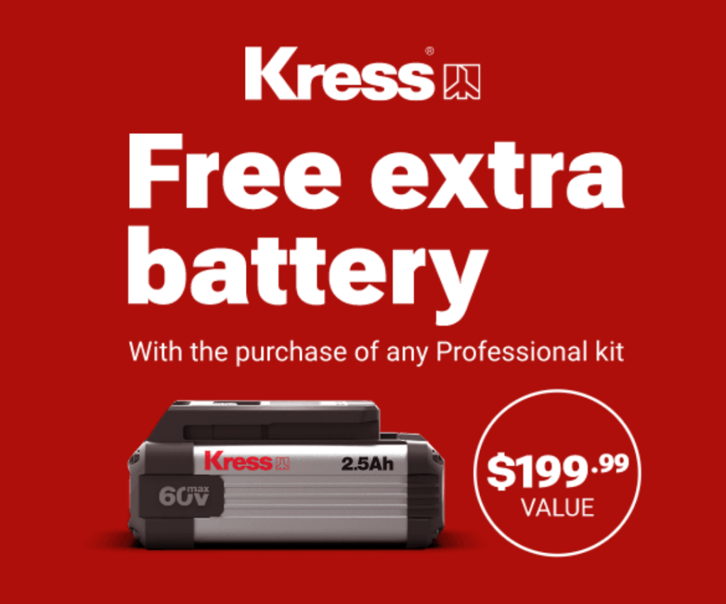 Kress - Free 60V 2.5Ah battery