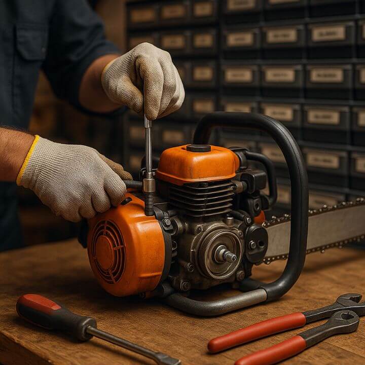 chainsaw engine repair