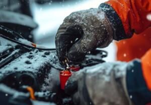 cold weather spark plug check