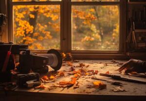 leaf blower repair in fall