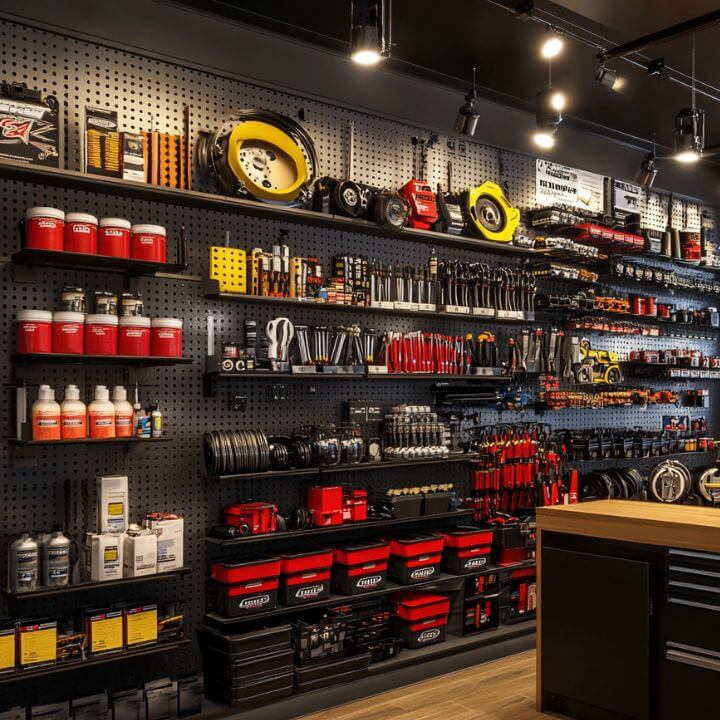 power equipment parts wall
