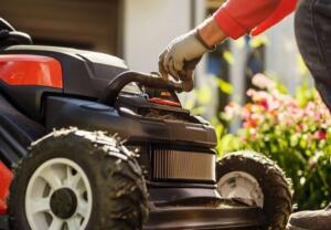 spring lawn mower tune-up