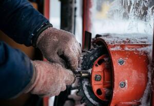 winter snowblower gear repair