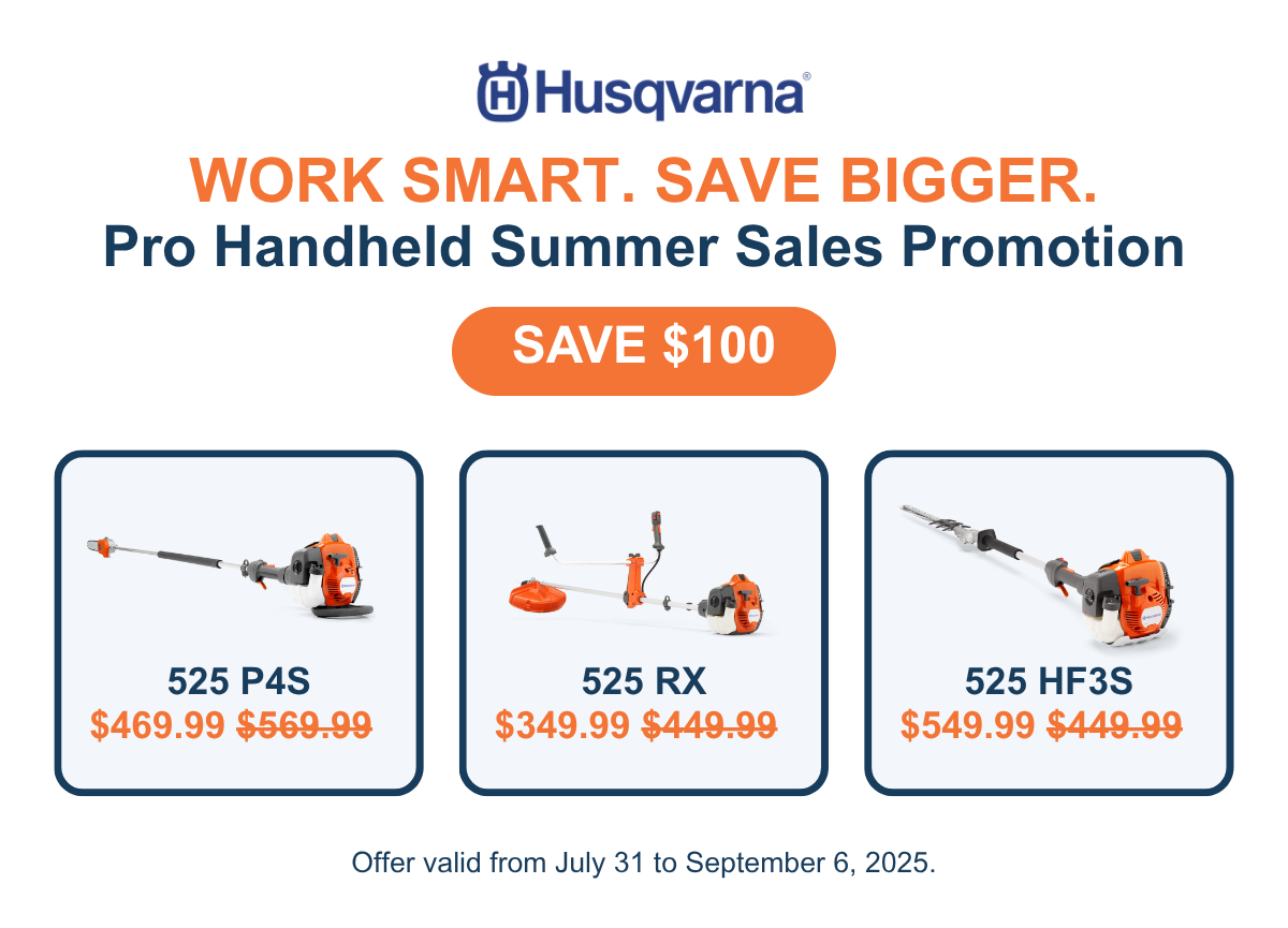 Summer Sales Promotion Husqvarna Banner