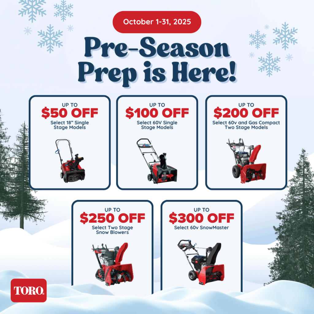 Toro Prep Season Sale 2025