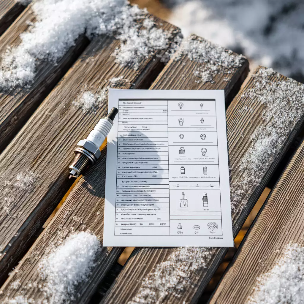 Cold start checklist for small engines