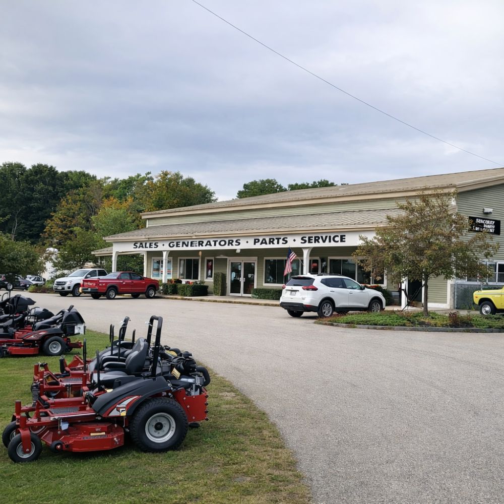 Seacoast Power Equipment service center exterior showing professional facility in North Hampton New Hampshire