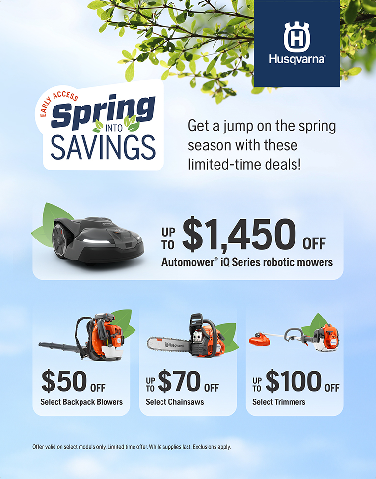 Husqvarna Spring into Saving_Banner 2