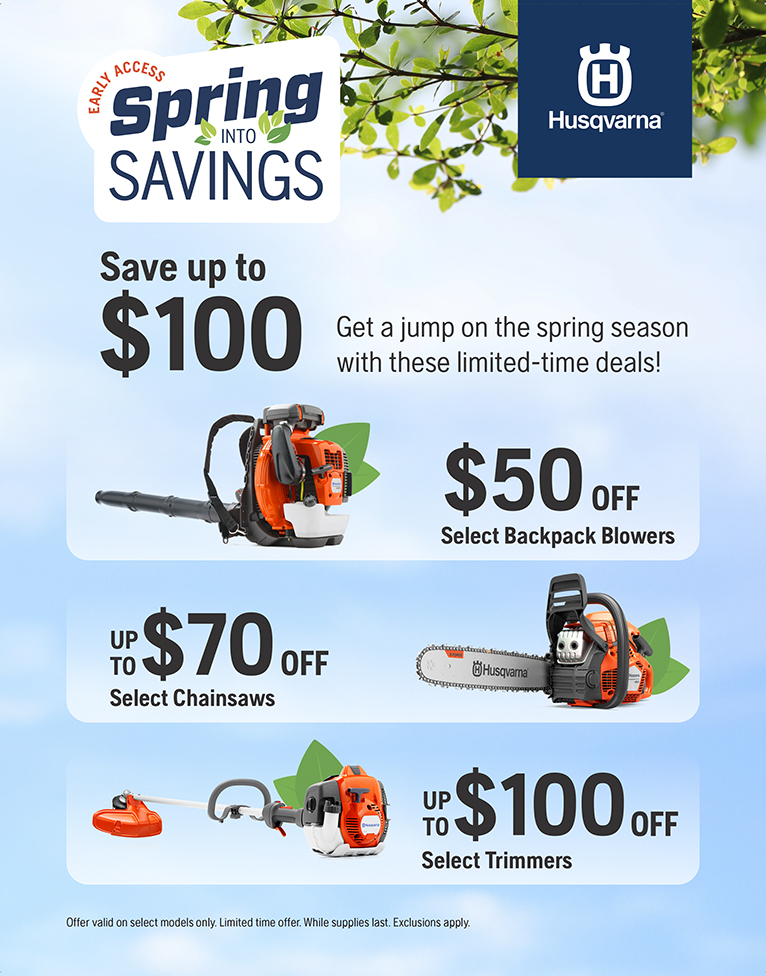 Husqvarna Spring into Saving_Banner 1