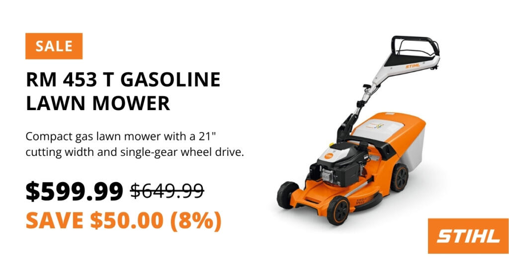 Stihl $50 Off RM 453 T Gasoline Lawn Mower