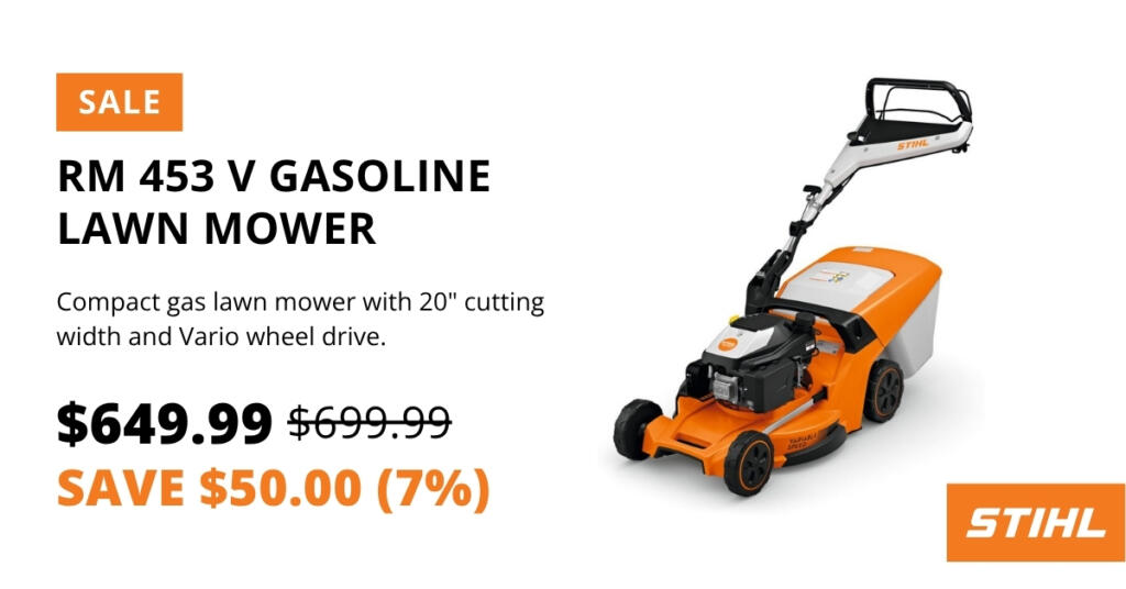 Stihl $50 Off RM 453 V Gasoline Lawn Mower