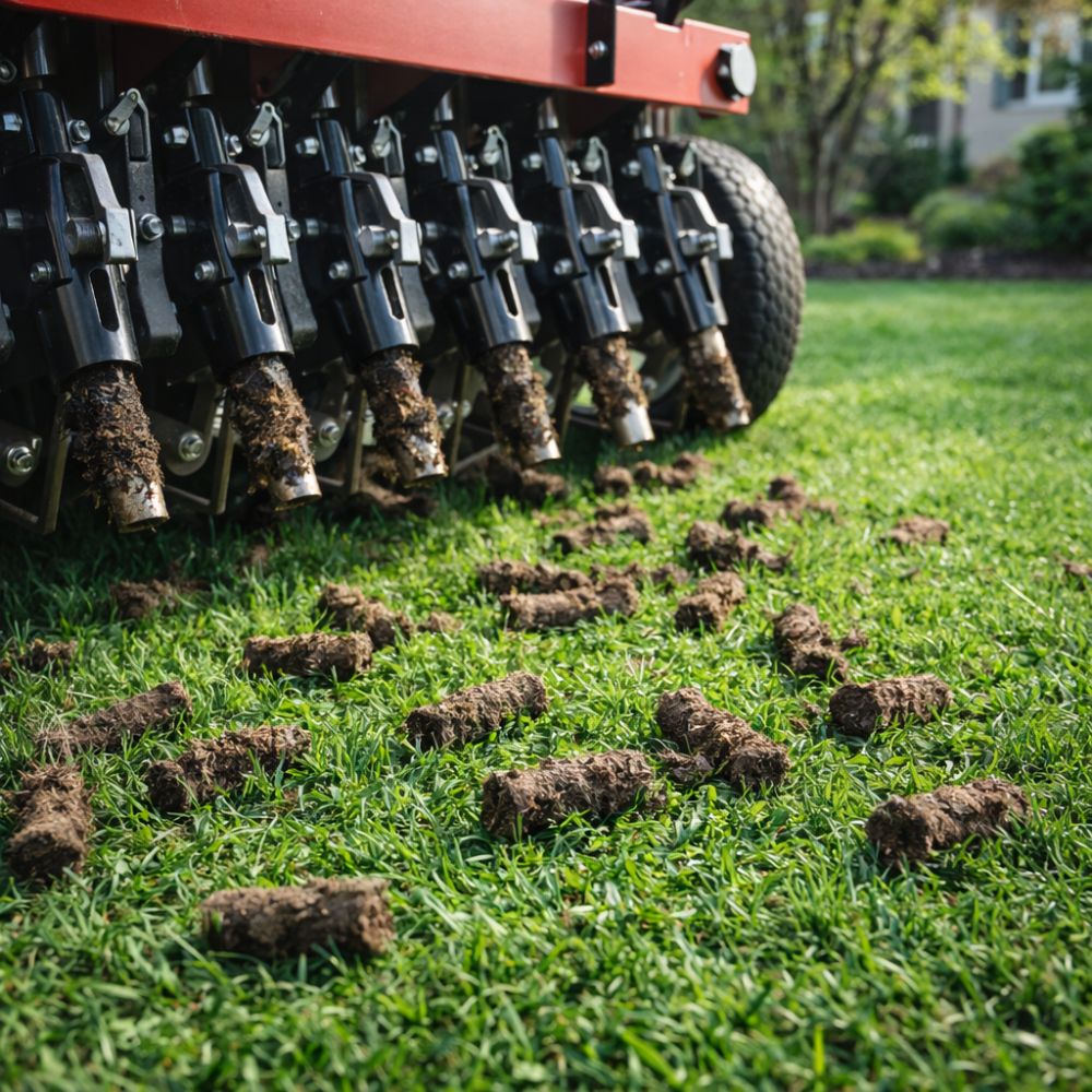 Lawn Aeration in New Hampshire: Spring vs. Fall Timing, Equipment Options, and When to Hire a Professional