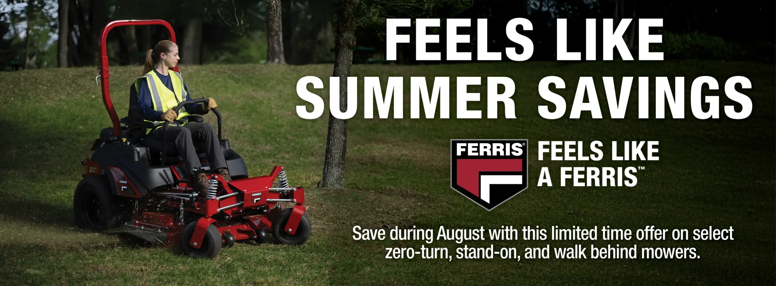 FERRIS Feels Like Summer Savings Banner